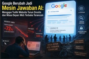 Google Berubah Jadi Mesin Jawaban AI Mengapa Trafik Website Turun Drastis