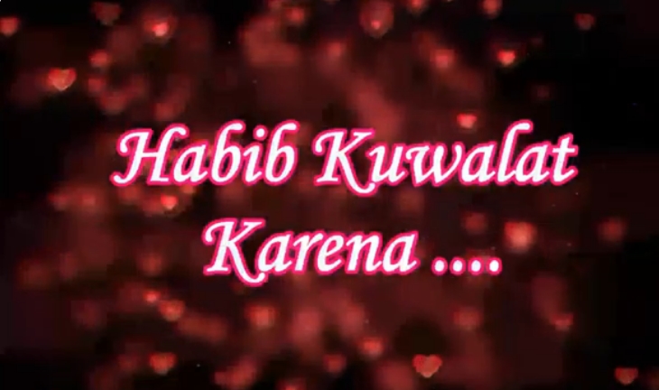 Habib Kuwalat Karena ....