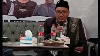 KRT Faqih Wirahadiningrat (Gus Faqih) memberikan keterangan pers terkait penyelesaian sengketa nasab Ba'alawi