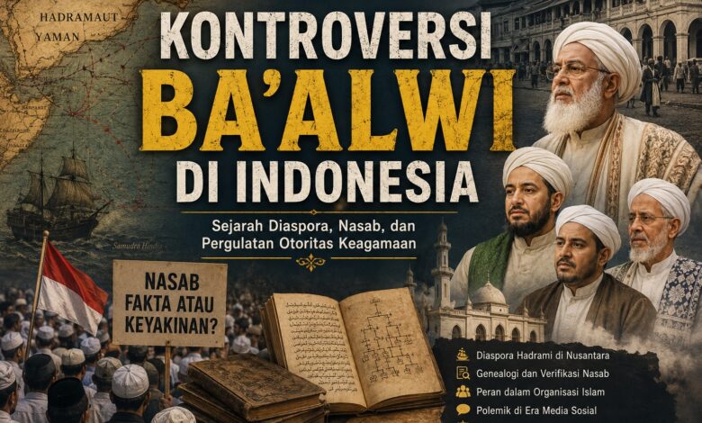 Kontroversi Ba'alawi di Indonesia Sejarah Diaspora, Nasab, dan Pergulatan Otoritas Keagamaan
