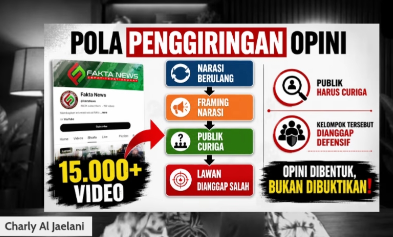 Riset Charly Jaelani Soroti Lebih dari 15.000 Video Channel Fakta News, Dinilai Berfokus Menyerang KH Imaduddin Utsman Al Bantani