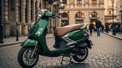 TVS Callisto 125 Emerald Green Skutik Matic Bergaya Eropa, Nyaman untuk Mobilitas Harian