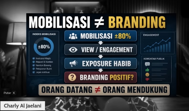 Analisis Charly Al Jaelani, Mobilisasi Digital Acara Zikir dan Doa Kebangsaan Dinilai Tinggi, Branding Figur Disebut Tidak Berbanding Lurus