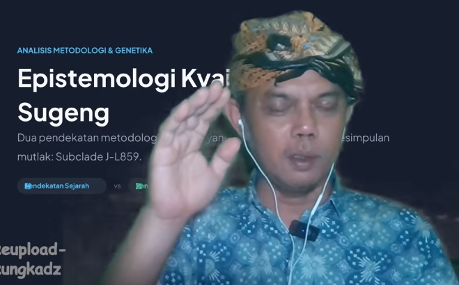 DR Sugeng Sugiharto Paparkan Perbedaan Metodologi Kajian DNA Nasab Nabi Muhammad, Bahas Haplogroup J1 dan JL859