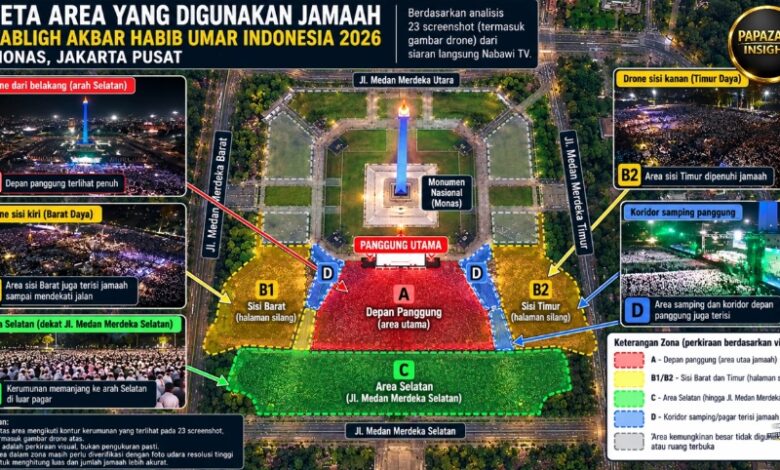 Charly Al Jaelani Analisis Jumlah Jemaah Acara Habib Umar di Monas, Klaim Ratusan Ribu Dipertanyakan